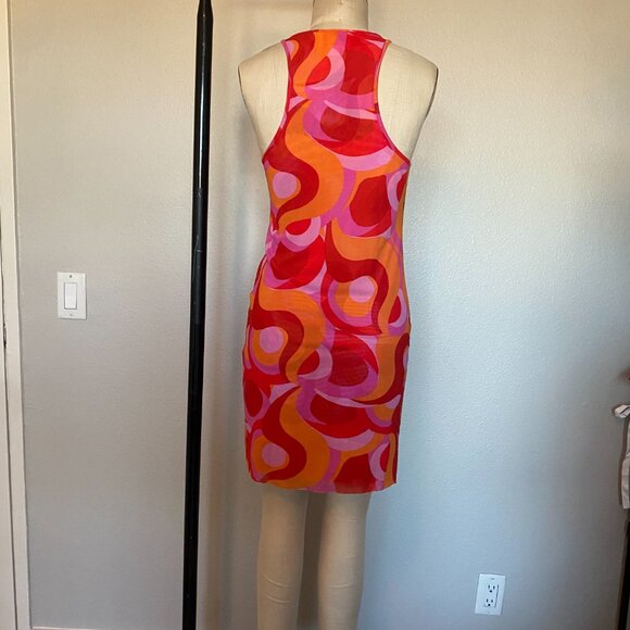 SOLID & STRIPED The Garcelle Dress In Cherry Multi (Medium) - Picture 3 of 3